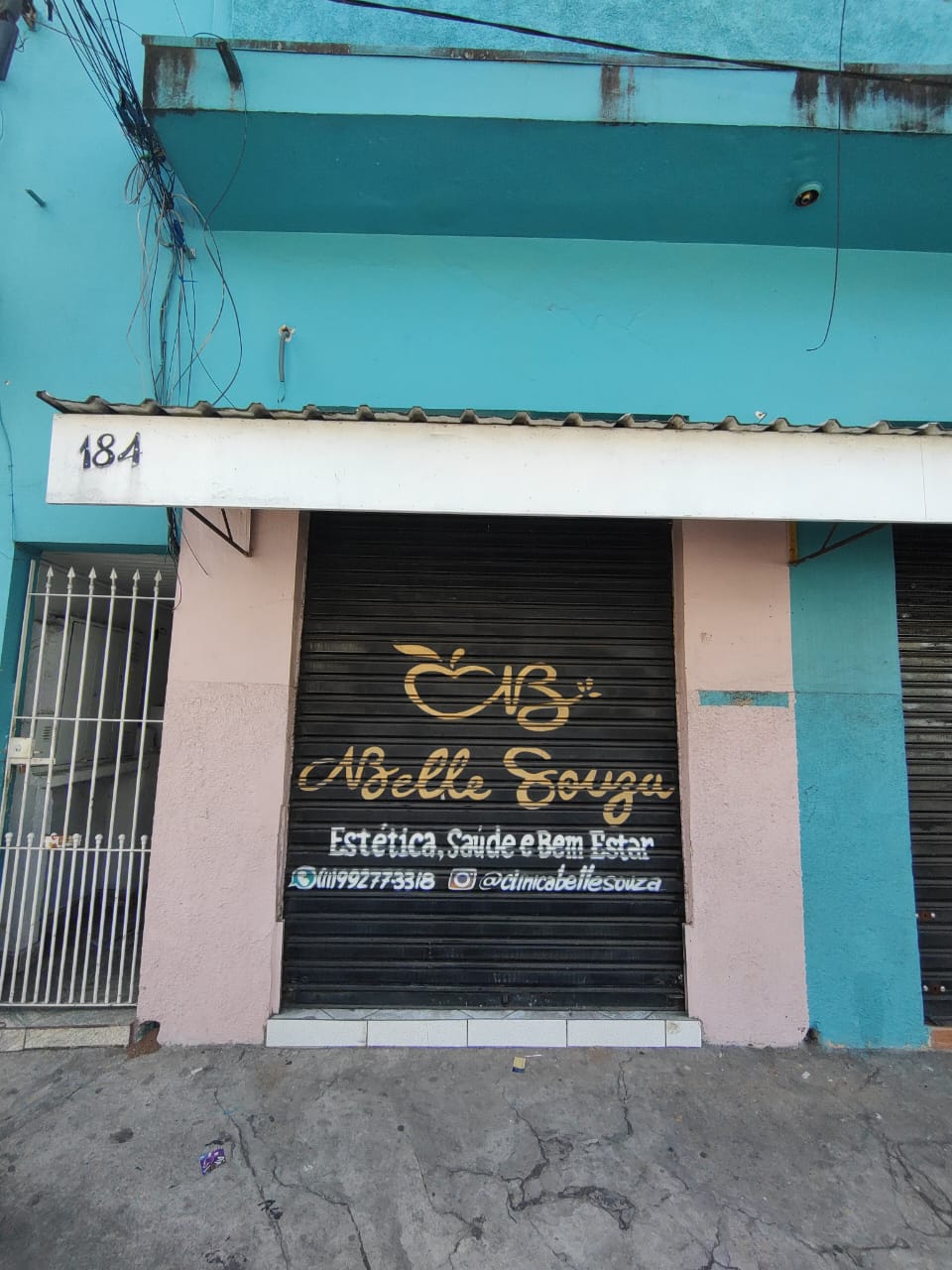 Salão comercial com recepção